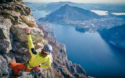 Cresta invernale del GrignoneIl Ragno di Lecco Mau