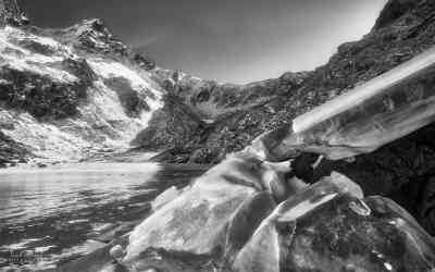 Lago di Sasso in inverno