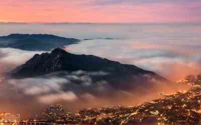 Alba sul Monte Barro dai Resinelli