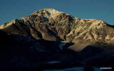 Panoramica della Grigna innevata