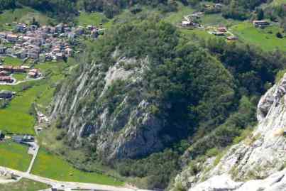 Rocca di Baiedo vista laterale