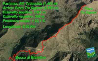 Biandino - Pizzo Tre Signori (Camisolo)