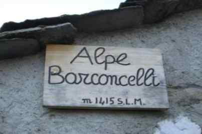 Cartello d'arrivo Barconcelli