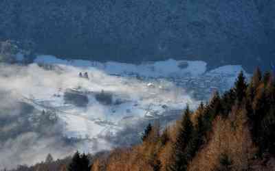 Prima neve a Parlasco