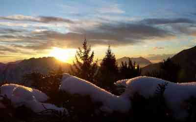 Tramonto all'Alpe di Paglio