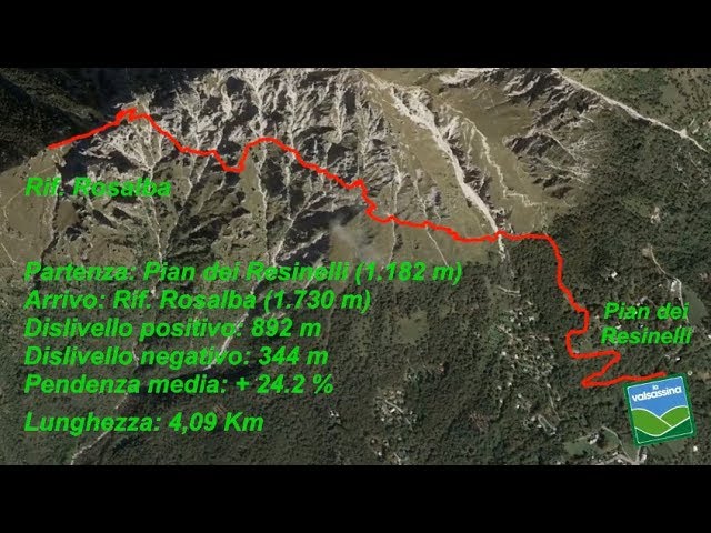 Dai Piani Resinelli al Rifugio Rosalba (via Direttissima)