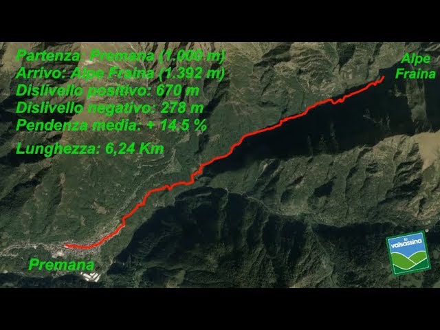 Da Premana all'Alpe Fraina