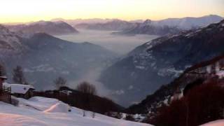 Tramonto all'Alpe Ortighera